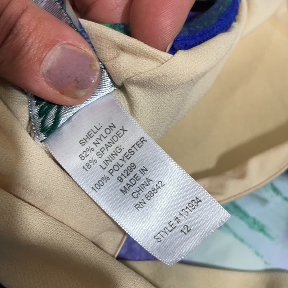 Beach Belle tankini top soft cups size 12 - Picture 8 of 9